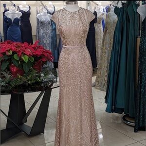 Stunning rose gold dress